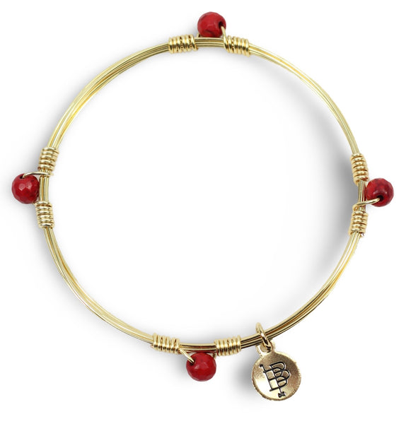 The Morgan Bangle - Red