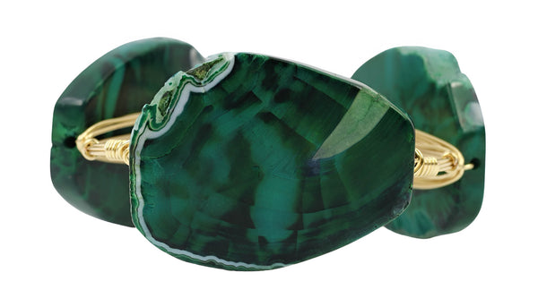Royal Green Bangle Bracelet