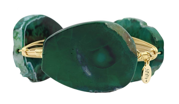 Royal Green Bangle Bracelet