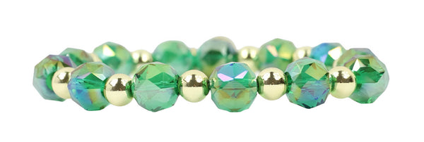 Shelby Stretch Bracelet - Green Sparkle