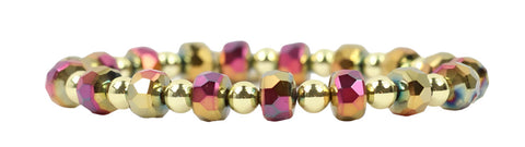 Annie Stretch Bracelet - Golden Rose