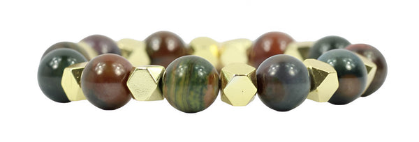 Shelby Stretch Bracelet - Autumn Jasper