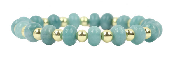 Annie Stretch Bracelet - Steel Blue