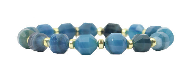 Shelby Stretch Bracelet - Sapphire Swirl