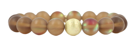 Shelby Stretch Bracelet - Walnut