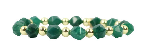Annie Stretch Bracelet - Emerald
