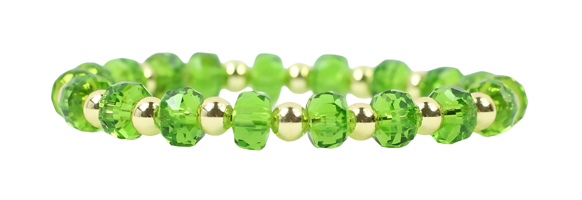 Annie Stretch Bracelet - Forrest Green