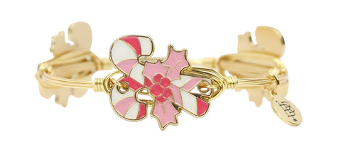The Candy Cane Bangle - Pink