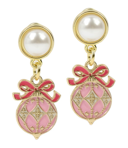 Eloise Ornament Earring - Pink