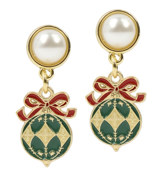 Eloise Ornament Earring - Green