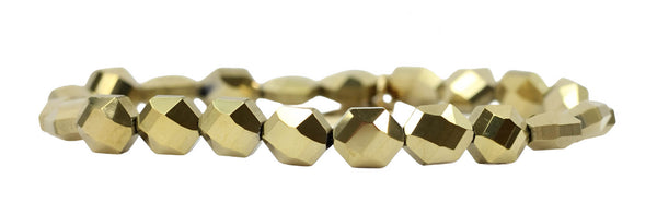 Stacker Stretch Bracelet - Gold Metallic