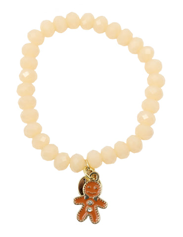 Gingerbread Stacker Stretch Bracelet