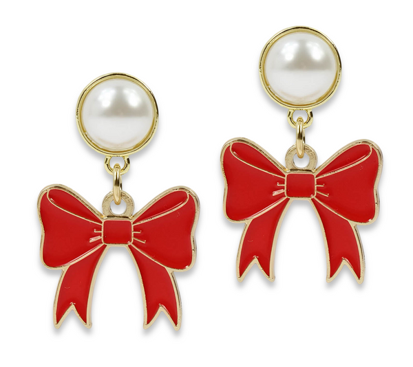 The Meredith Earring - Red
