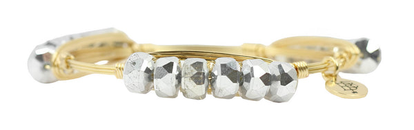 Midnight Sparkle Bangle Bracelet