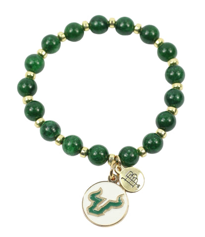 Annie Stacker Bracelet - USF Logo