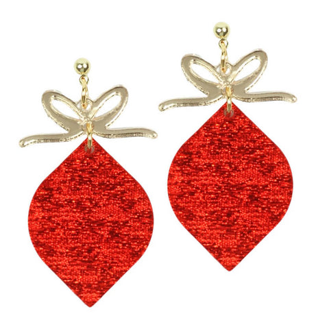 The Ornament Earring - Red