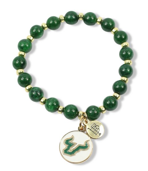 Annie Stacker Bracelet - USF Logo