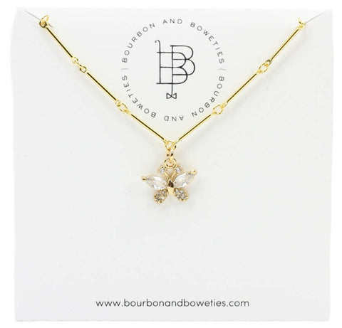 The Crystal Butterfly Necklace