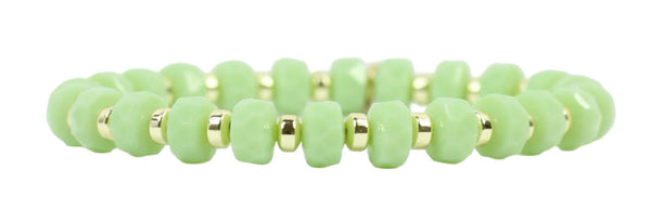 Annie Stretch Bracelet - Spring Green