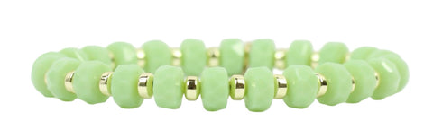 Annie Stretch Bracelet - Spring Green