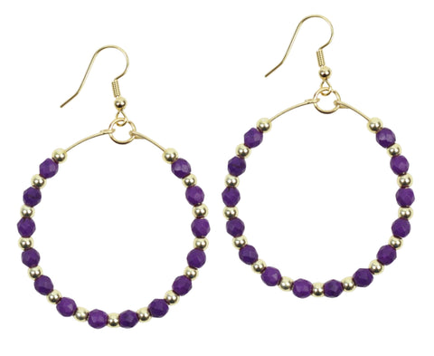 The Chloe Earring - Purple