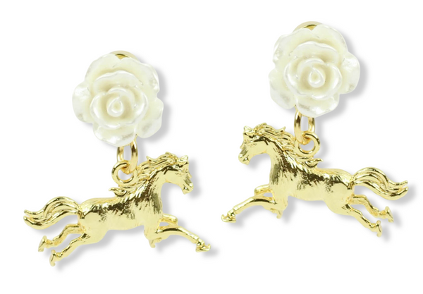 The Run for the Roses Earring