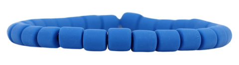 Stacker Stretch Bracelet - Royal Blue Vinyl