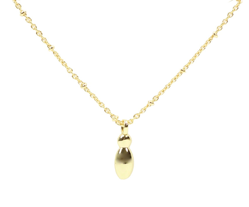 Bubble Initial Necklace