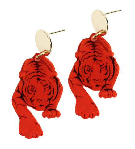 Crouching Tiger Earring