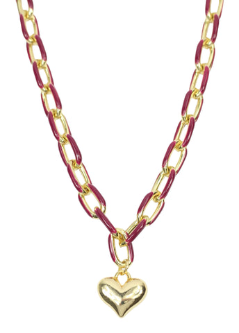 The Scottie Necklace - Garnet