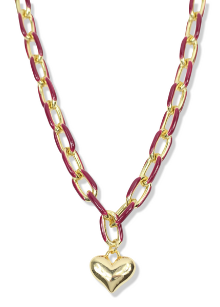 The Scottie Necklace - Garnet