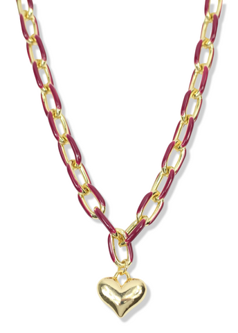 The Scottie Necklace - Garnet