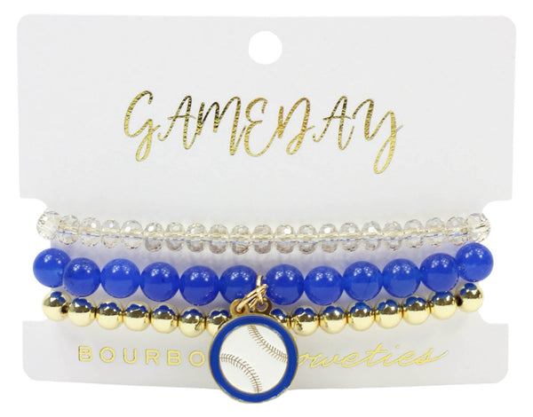Baseball Stretchy Stack - Royal Blue