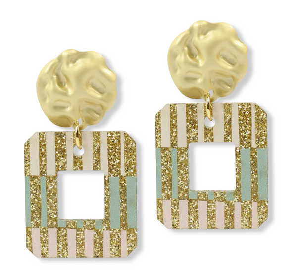 The Suzie Earring - Stripes