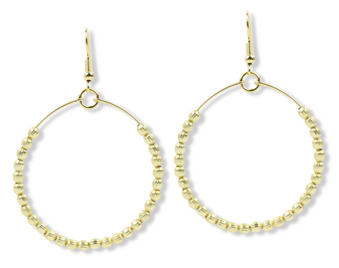 The Chloe Earring - Matte Gold