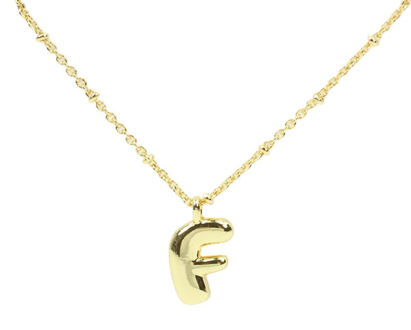 Bubble Initial Necklace