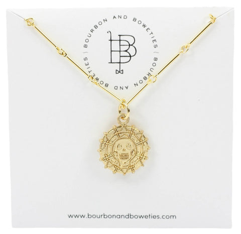 The Skull Medallion Necklace