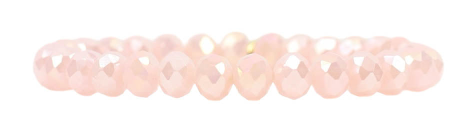 Stacker Stretch Bracelet - Blush Rose Sparkle