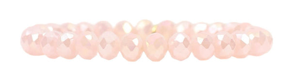 Stacker Stretch Bracelet - Blush Rose Sparkle