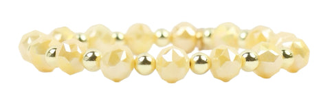 Annie Stretch Bracelet - Spring Yellow
