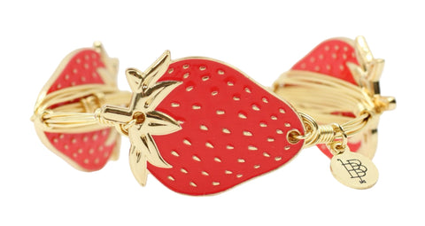 The Sun-Kissed Strawberry Bangle Bracelet