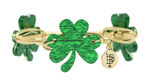 The Shamrock Bangle Bracelet - Shimmer
