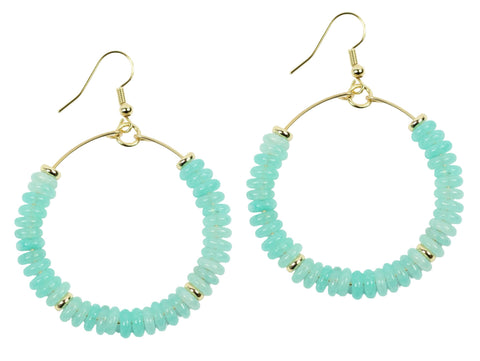 The Chloe Earring - Aqua