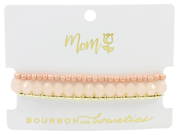 The Mom Stretchy Stack - Rose