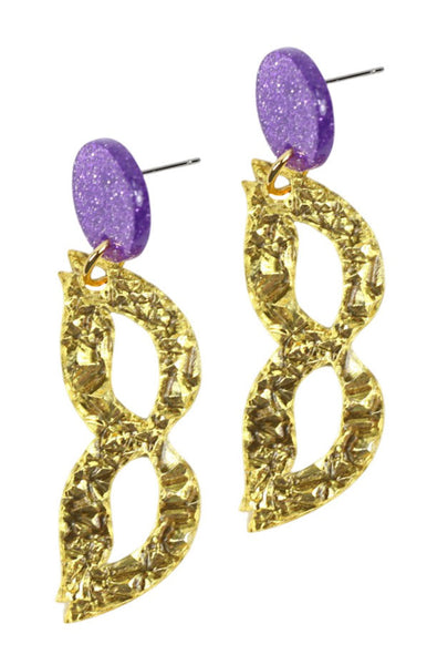 Mardi Mask Earring