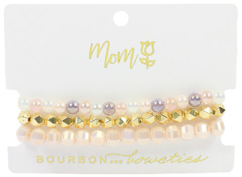 The Mom Stretchy Stack - Blush