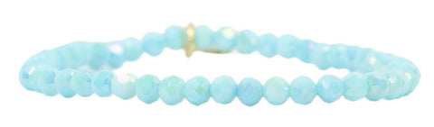 Stacker Stretch Bracelet - Spring Blue