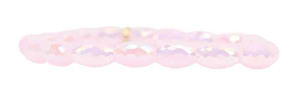 Stacker Stretch Bracelet - Pale Pink Sparkle