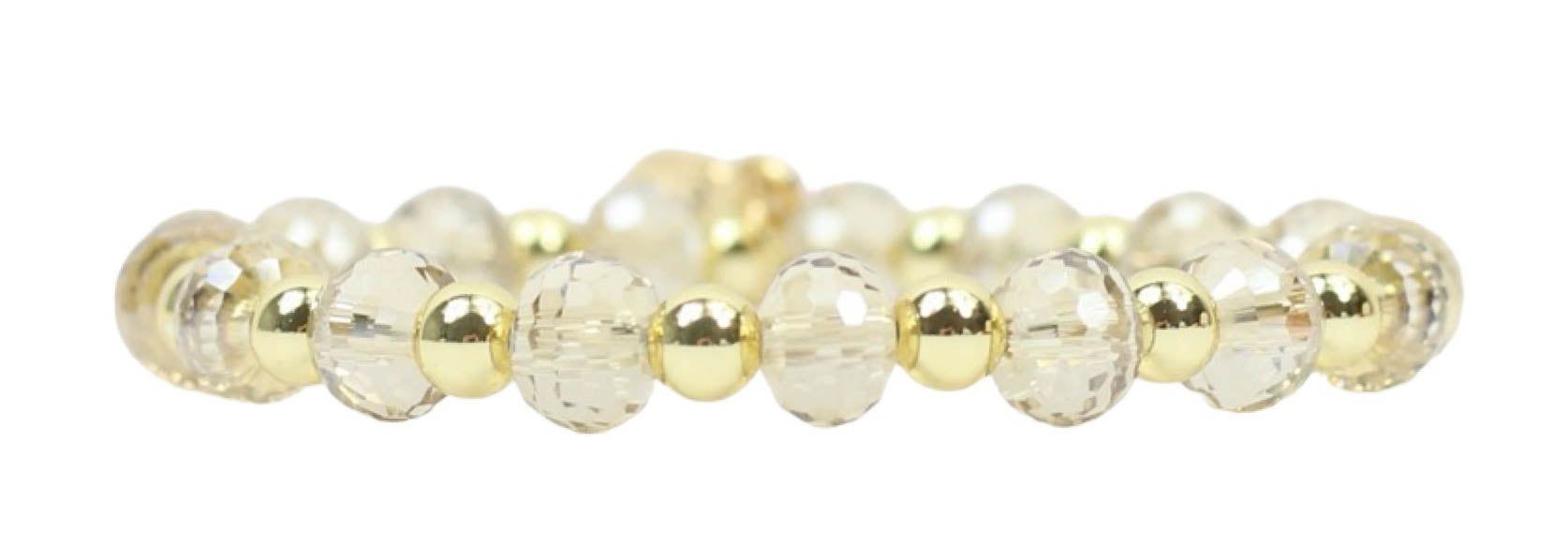 Annie Stretch Bracelet - Champagne Donut