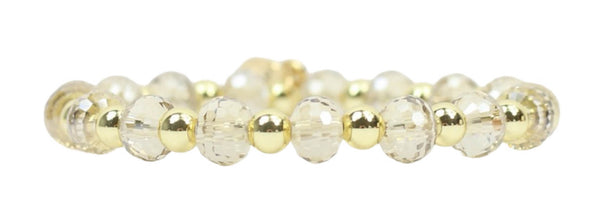 Annie Stretch Bracelet - Champagne Donut
